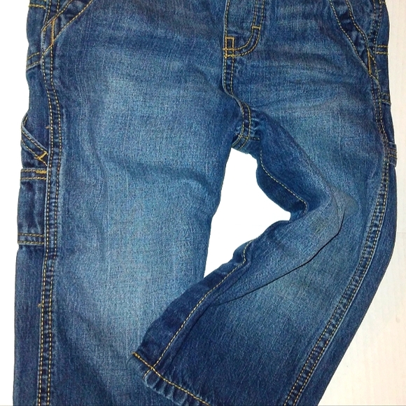 ☆Like New☆OSH KOSH B'GOSH Adorable Toddler Denim Cargo Overalls☆24mo - Picture 11 of 16